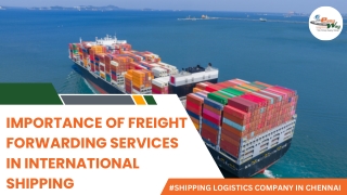 shipping logistics company in chennai  transport companies in chennai