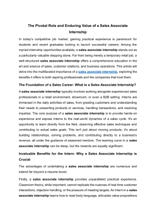 Sales Associate Internship in Kolkata by ALSOFT