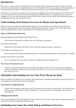 Appliance and Furniture Removal in One Trip? Yes, Please!