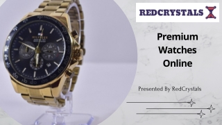 Elevate Your Style Quotient Shop Premium Watches Online in India