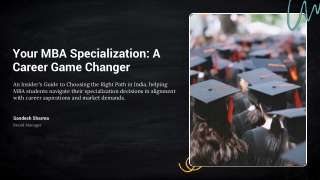 Your MBA Specialization Will Make or Break Your Career