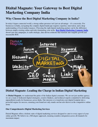 Best Digital Marketing Company India