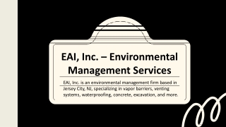 EAI, Inc. - Specialty Contracting and Coatings