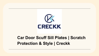 door scuff sill plates