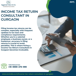 Why Hiring a Professional Tax Consultant in Gurgaon Makes Sense
