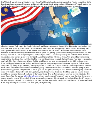 On the Market Ride: A Real Take on US Stocks