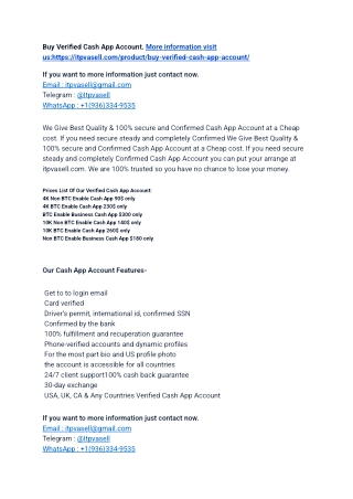 Top 125 Best Platforms To Buy Verified Cash App Accounts 100% Safe (1)