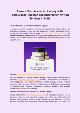 Research Paper Writing Services