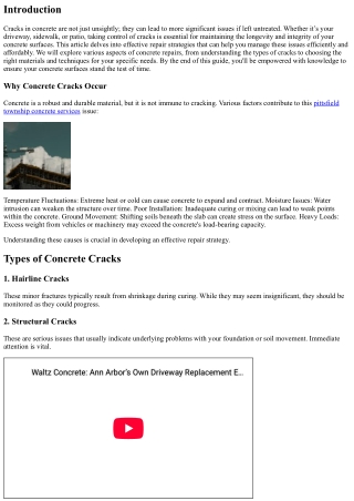 Take Control of Cracks! Effective Repairs for Longevity.