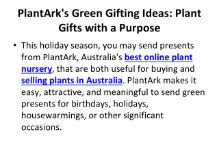 PlantArk_Green_Gifting_Presentation