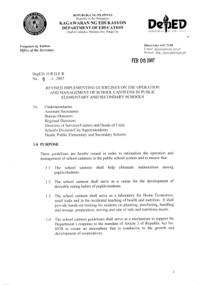 DO_s2007_00_Guidelines on Operation and Management of School Canteens