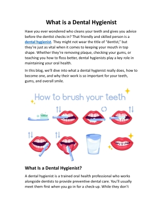 What is a Dental Hygienist