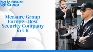 Measure Group Europe - Best Security Company in UK