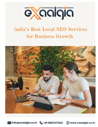 India’s Best Local SEO Services for Business Growth