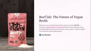 Beef'ish Vegan Beef Broth Seasoning