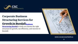 Corporate Business Structuring Services for Growth in Bundall