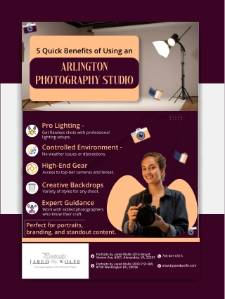5 Key Reasons to Choose an Arlington Photography Studio
