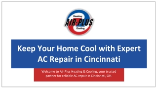 Keep Your Home Cool with Expert AC Repair in Cincinnati