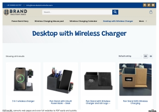 Wireless Charger With Pen Holder