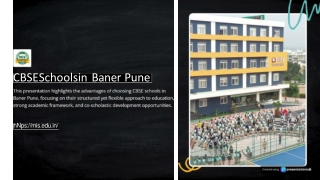 CBSE Schools in Baner Pune