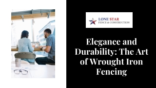 Elegance and Durability The Art of Wrought Iron Fencing