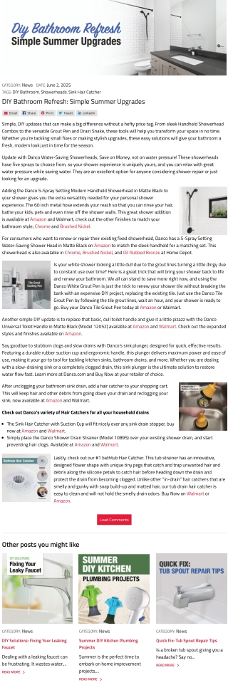 DIY Bathroom Refresh Simple Summer Upgrades