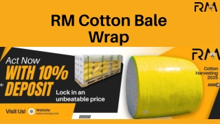 Affordable Cotton Bale Wrap Cost for Superior Crop Protection