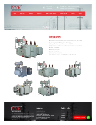 Transformer manufacturers in hyderabad vve transformers