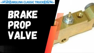 Selecting the Right Brake Prop Valve Types, Compatibility & Applications