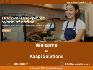 Coffee Blender Machine - Kaapisolutions.com