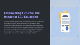 ECD courses