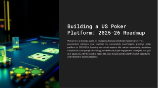 How to Start a Poker Game Business in the USA (2025–26)