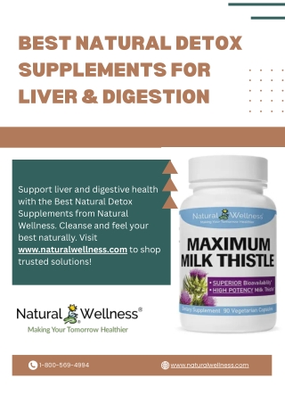 Best Natural Detox Supplements for Liver & Digestion - www.naturalwellness.com