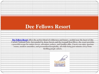 Dee Fellows Resort