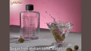 Sugar free Indian tonic water