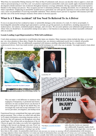 What Does A Vehicle Mishap Lawyer Do? Function & Responsibility