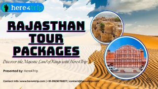 Rajasthan Tour Package  – Complete Travel Guide to the Land of Kings