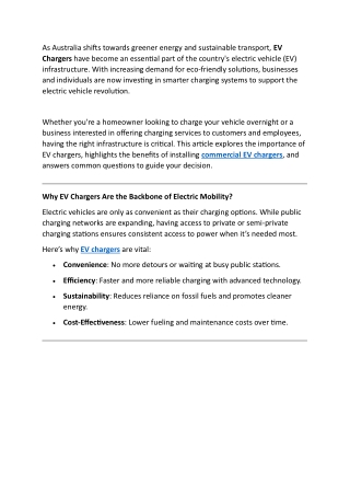 EV-Chargers