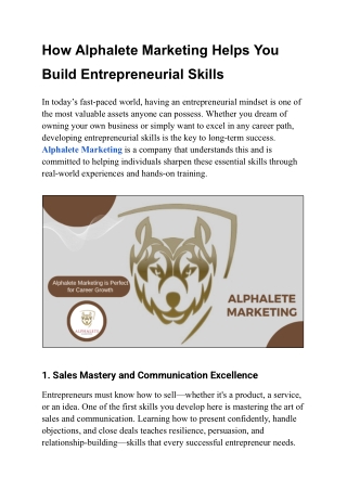 Alphalete Marketing Careers – Learn, Lead, Grow