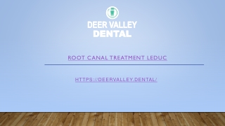 Root canal treatment Leduc | Trusted Family Dental Care