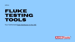 Fluke testing equipment from AABTools