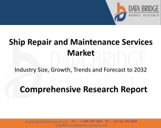 Ship Repair and Maintenance Services