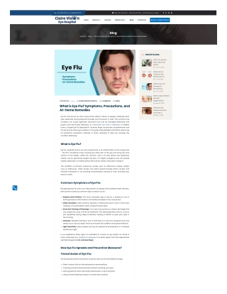 What is Eye Flu Symptoms, Precautions, and At-Home Remedies