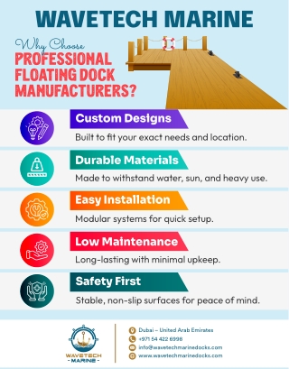Why Choose Professional Floating Dock Manufacturers?