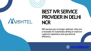 Smart Call Routing with the Best IVR Service Provider in Delhi NCR