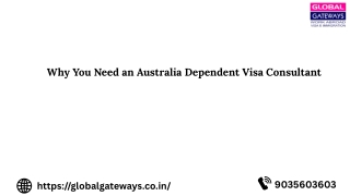 Why You Need an Australia Dependent Visa Consultant