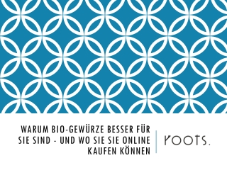 Warum Bio-Gewürze besser für Sie sind - und wo Sie sie online kaufen können