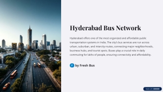 Hyderabad Bus Services: Routes, Types, Facilities & Ticket Prices