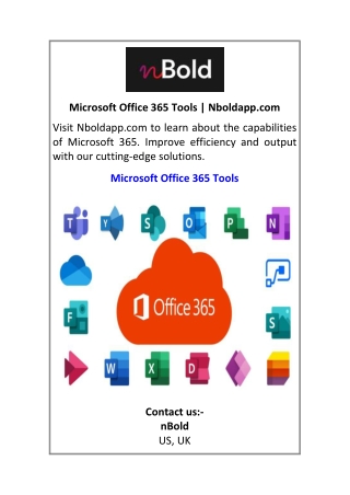 Microsoft Office 365 Tools Nboldapp.com