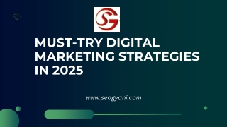Must-Try Digital Marketing Strategies in 2025